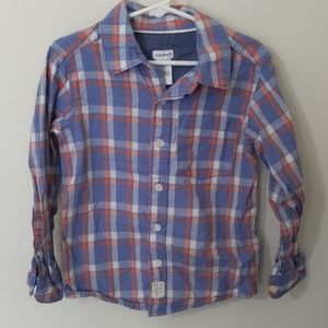 ‼️5/$10‼️Carter's boys plaid button down